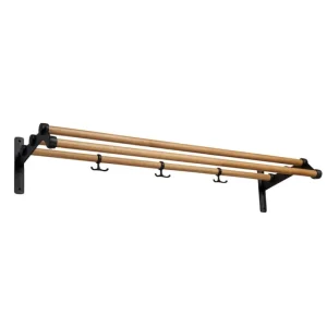 Essem Design Garderoben Und Kleiderbügel^Hutregal Nostalgi 291, 100 cm, eiche - schwarz