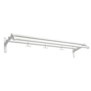 Essem Design Garderoben Und Kleiderbügel^Hutregal Nostalgi 291, 100 cm, weiß