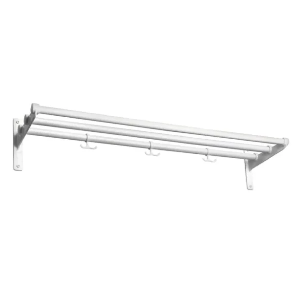 Essem Design Garderoben Und Kleiderbügel^Hut-/Schuhregal Nostalgi, 100 cm, weiß