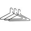 Essem Design Garderoben Und Kleiderbügel^Kleiderbügel Triangle, 3er-Set, schwarz