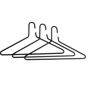 Essem Design Garderoben Und Kleiderbügel^Kleiderbügel Triangle, 3er-Set, schwarz