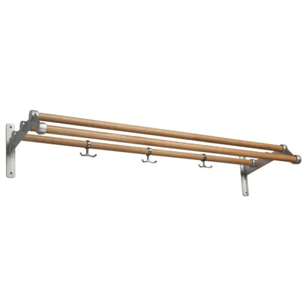 Essem Design Garderoben Und Kleiderbügel^Nostalgi 291 Hutablage, 100 cm, Eiche - Aluminium