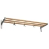 Essem Design Garderoben Und Kleiderbügel^Nostalgi Hutablage/Schuhregal, 100 cm, Eiche - Aluminium