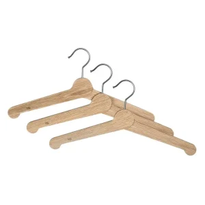 Essem Design Garderoben Und Kleiderbügel^Nostalgi Kleiderbügel, 3er-Set, Eiche