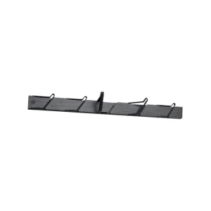 Essem Design Garderoben Und Kleiderbügel^Tamburin Hakenleiste, 52,5 cm, Schwarz