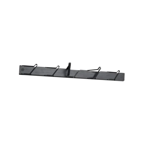 Essem Design Garderoben Und Kleiderbügel^Tamburin Hakenleiste, 52,5 cm, Schwarz