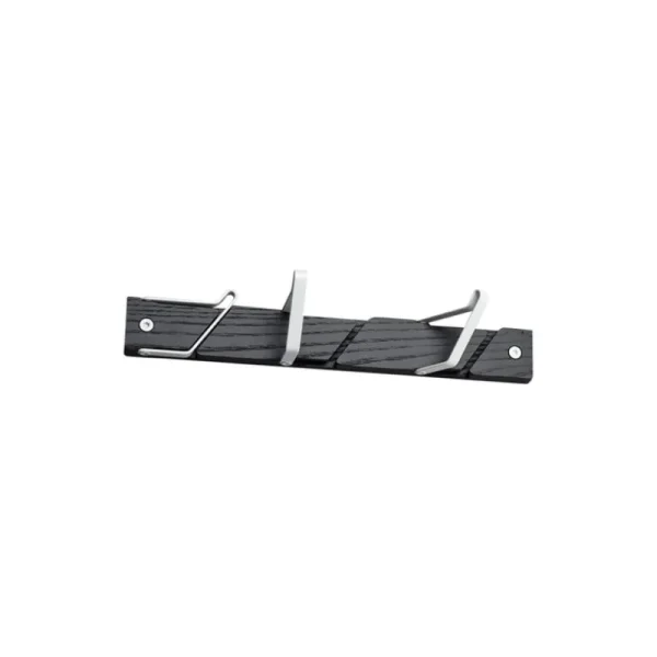 Essem Design Garderoben Und Kleiderbügel^Tamburin Hakenleiste, 31,5 cm, Schwarz - Weiß
