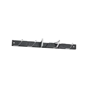 Essem Design Garderoben Und Kleiderbügel^Tamburin Hakenleiste, 52,5 cm, Schwarz - Weiß