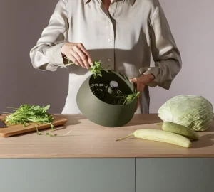 Eva Solo Außenküche | Küchenutensilien^Green Tool Salatschleuder/Sieb, Grün
