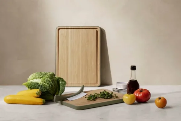 Eva Solo Außenküche | Küchenutensilien^Green Tool Schneidbrett mit Rille, 39 × 28 cm, Bambus