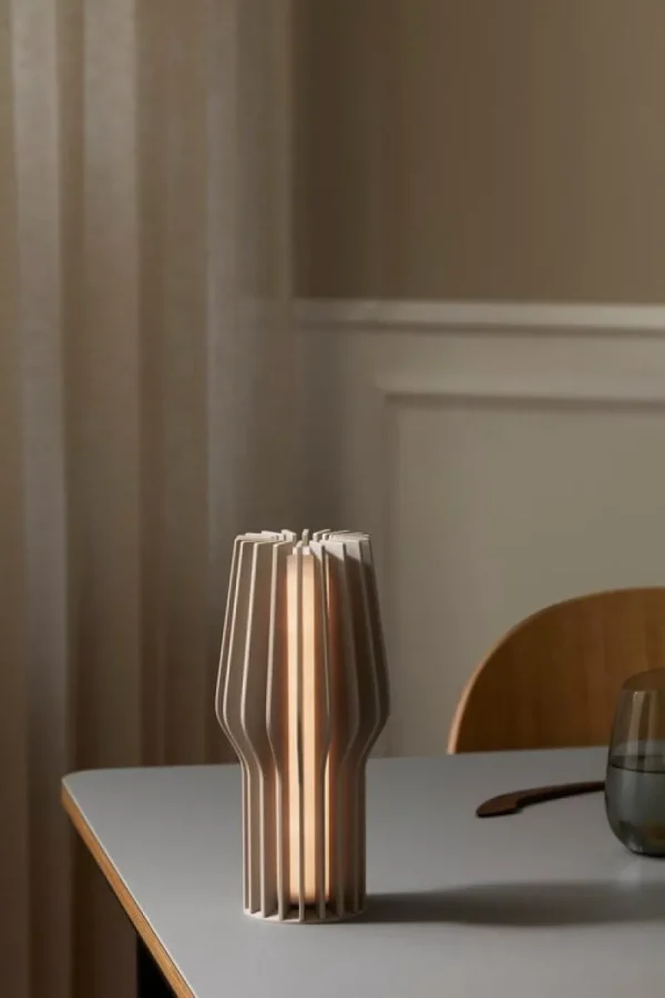 Flos Tischlampen | Tragbare Lampen-Eva Solo Radiant Tischleuchte, tragbar, Perlbeige
