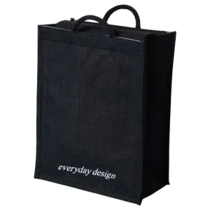 Everyday Design Papierkörbe & Recycling-behälter | Zeitschriftenständer^Helsinki Jutebeutel, Schwarz