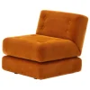 NORR11 Sofas Und Liegen-Fasetti Easy Sofamodul, 71 x 80 cm, Corda in Orange