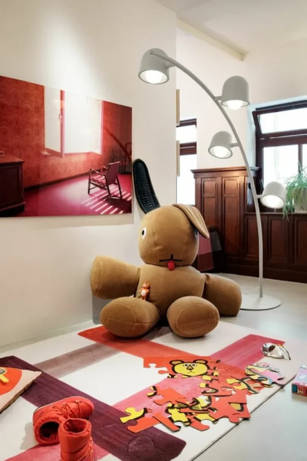 Pilke Lights Stehleuchten-Fatboy Big Lebow Stehleuchte, Hellgrau