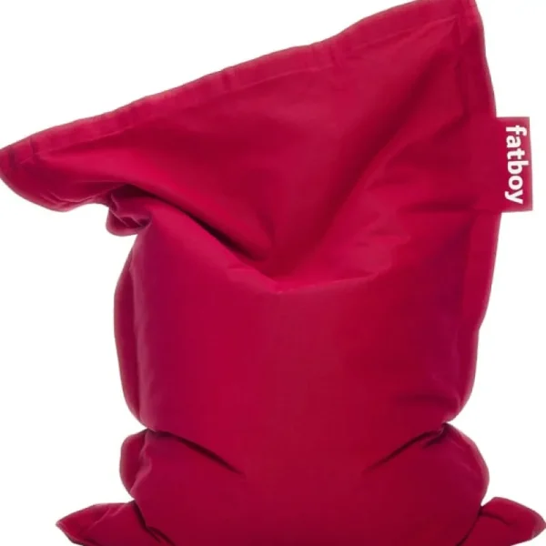 Kinder Fatboy Möbel Für Das Kinderzimmer^Junior Stonewashed Sitzsack, rot