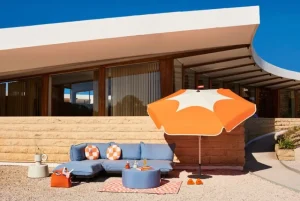 Fatboy Terrassenmöbel^Paletti Hocker, Gewitterblau