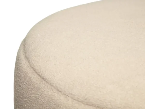 Fatboy Sitzgelegenheiten-Point Sherpa Pouf, groß, Naturweiß