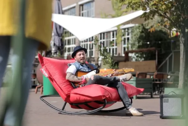 Normann Copenhagen Sitzgelegenheiten-Fatboy Rock 'n Roll Schaukelstuhl, schwarz