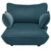 Fatboy Sitzgelegenheiten-Sumo Loveseat Sessel, Samt Recycled, petrol