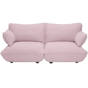 Northern Sofas Und Liegen-Fatboy Sumo Medium Sofa, Weave Bubble Pink