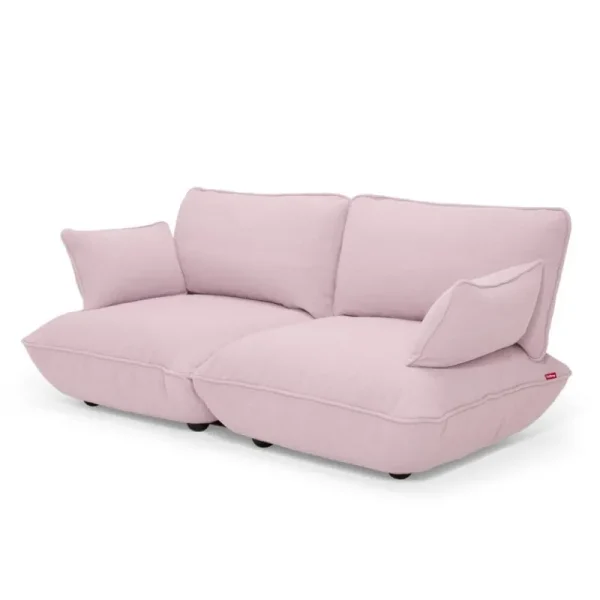 Northern Sofas Und Liegen-Fatboy Sumo Medium Sofa, Weave Bubble Pink