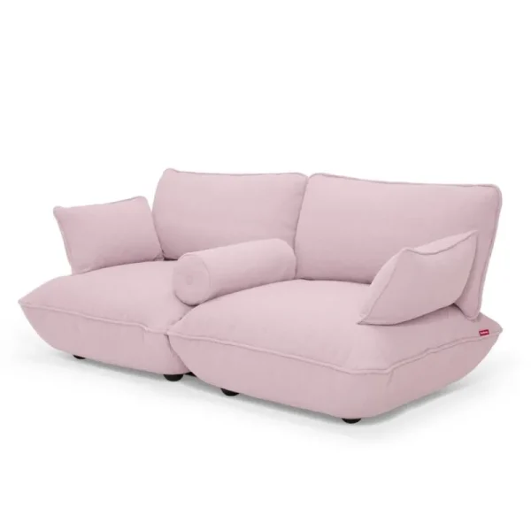 Northern Sofas Und Liegen-Fatboy Sumo Medium Sofa, Weave Bubble Pink