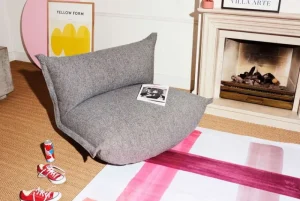 Fatboy Sitzgelegenheiten-The BonBaron Mingle Loungesessel, Grid Stone
