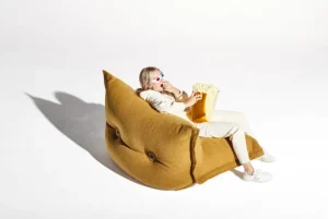 FDB Mu00f8bler Sitzgelegenheiten-Fatboy The BonBaron Sherpa Loungesessel, Cider