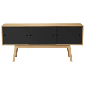 HAY Aufbewahrungsmöbel-FDB Møbler A85 Butler Sideboard, Eiche - Schwarz