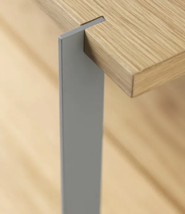 String Furniture Regale-FDB Møbler A91 Nordhavn Bücherregal, 85 x 182 cm, Eiche - Seidengrau