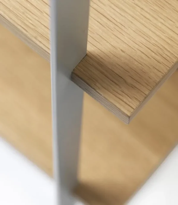 String Furniture Regale-FDB Møbler A91 Nordhavn Bücherregal, 85 x 182 cm, Eiche - Seidengrau