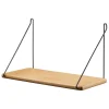 Kinder FDB Mu00f8bler Kinderzimmereinrichtung | Regale^FDB Møbler B145 Regal, 20 x 45 cm, Eiche lackiert - Schwarz
