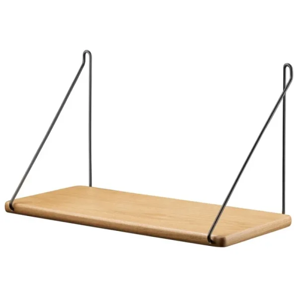Kinder FDB Mu00f8bler Kinderzimmereinrichtung | Regale^FDB Møbler B145 Regal, 20 x 45 cm, Eiche lackiert - Schwarz