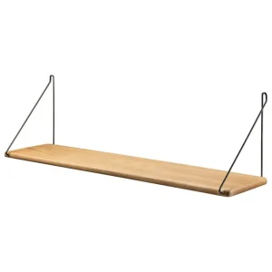 Kinder FDB Mu00f8bler Kinderzimmereinrichtung | Regale^FDB Møbler B145 Regal, 20 x 90 cm, Eiche lackiert - Schwarz