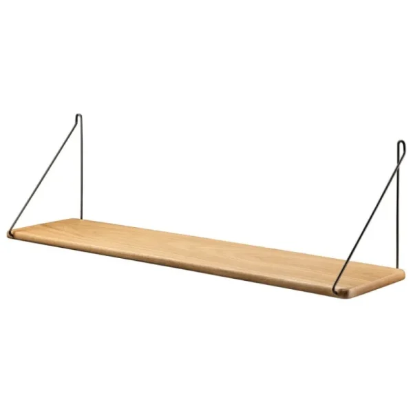 Kinder FDB Mu00f8bler Kinderzimmereinrichtung | Regale^FDB Møbler B145 Regal, 20 x 90 cm, Eiche lackiert - Schwarz