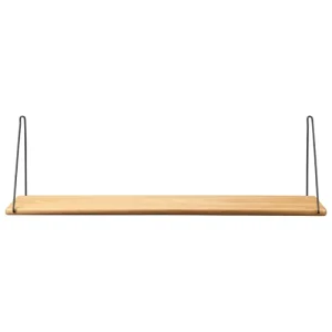 Kinder FDB Mu00f8bler Kinderzimmereinrichtung | Regale^FDB Møbler B145 Regal, 20 x 90 cm, Eiche lackiert - Schwarz