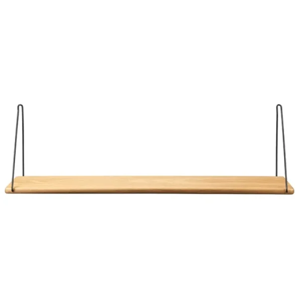 Kinder FDB Mu00f8bler Kinderzimmereinrichtung | Regale^FDB Møbler B145 Regal, 20 x 90 cm, Eiche lackiert - Schwarz