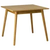 Fredericia Tische-FDB Møbler C35A Esstisch, 82 x 82 cm, Eiche lackiert