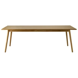 Frama Tische-FDB Møbler C35C Esstisch, 220 x 95 cm, Eiche lackiert