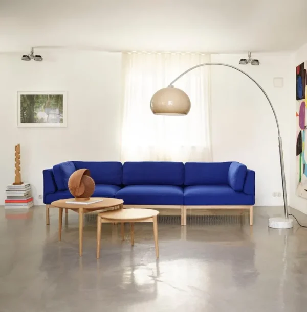 Fritz Hansen Tische-FDB Møbler D102 Søs Couchtisch, 70 cm, geölte Eiche