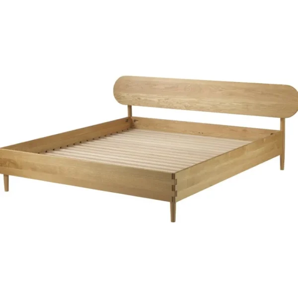 Skagerak Betten-FDB Møbler G30 Radius Bettgestell, 180 x 200 cm, Eiche geölt