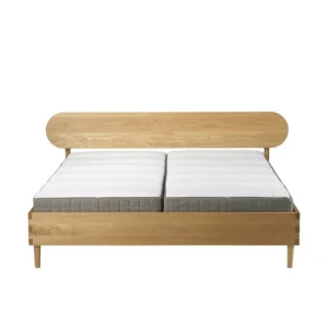 Skagerak Betten-FDB Møbler G30 Radius Bettgestell, 180 x 200 cm, Eiche geölt