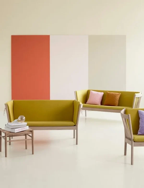 FDB Mu00f8bler Sitzgelegenheiten-FDB Møbler Hocker J83, Eiche lackiert