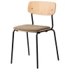 Essem Design Sitzgelegenheiten-FDB Møbler J182 Holmen Stuhl, Eichenfurnier - Grain Taupe
