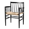 Normann Copenhagen Sitzgelegenheiten-FDB Møbler J81 Stuhl, Buche, Schwarz