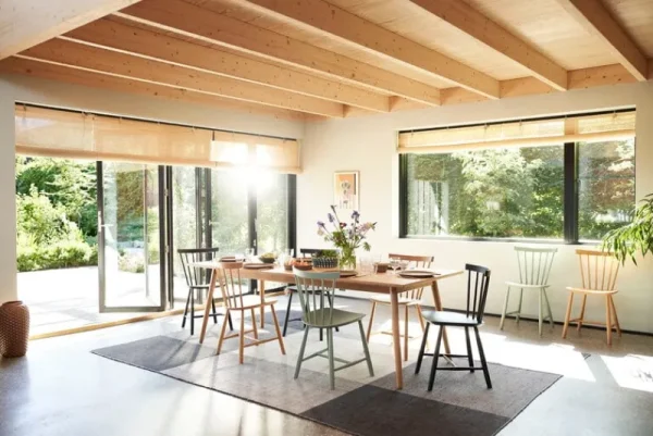 Normann Copenhagen Sitzgelegenheiten-FDB Møbler J46 Stuhl, Eiche geräuchert
