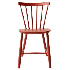 &Tradition Sitzgelegenheiten-FDB Møbler J46 Stuhl, Rot