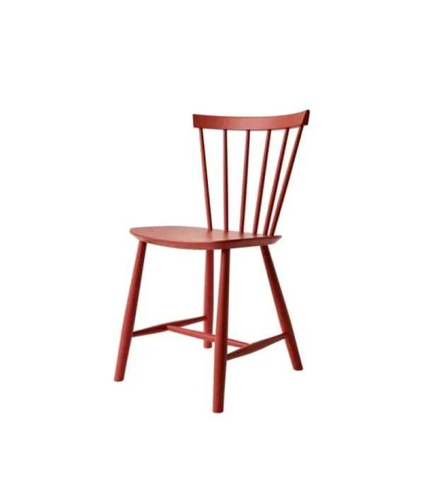 &Tradition Sitzgelegenheiten-FDB Møbler J46 Stuhl, Rot