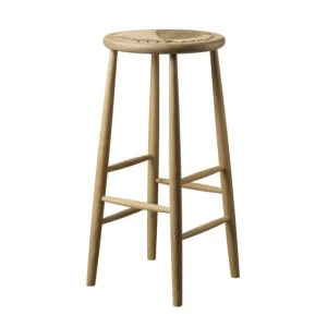 &Tradition Sitzgelegenheiten-FDB Møbler J165B Barhocker, 75 cm, Eiche Natur