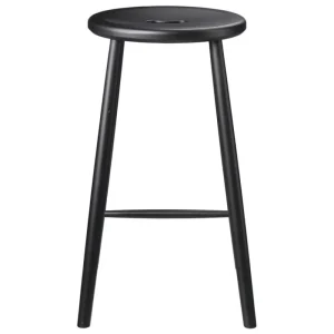 FDB Mu00f8bler Sitzgelegenheiten-FDB Møbler J27C Thekenhocker, 65 cm, Buche Schwarz